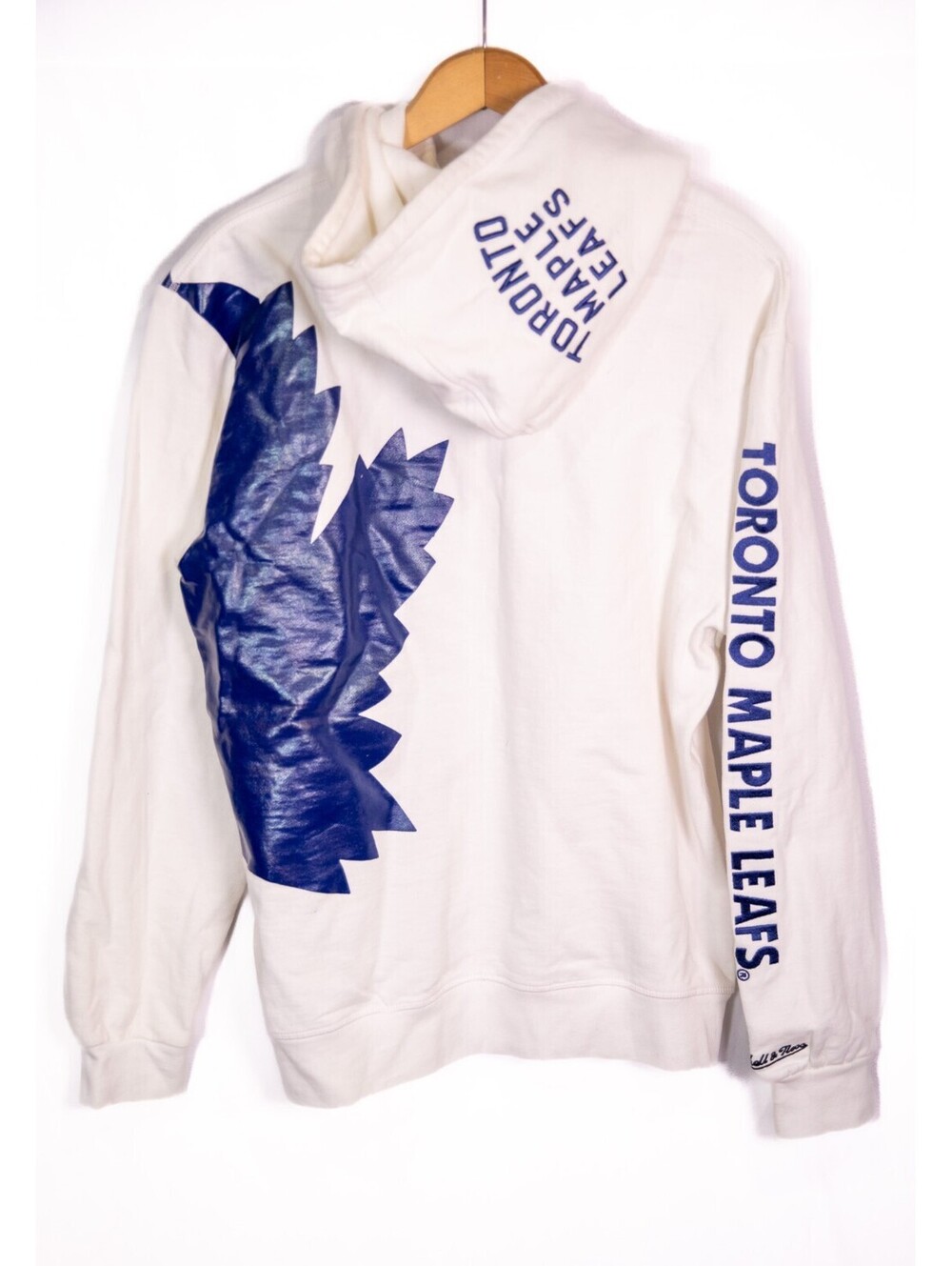 Toronto Maple Leafs AOP All Over Print Retro 90s Hoodie Mitchell & Ness Mens XL